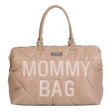 Childhome - Vaihtolaukku MOMMY BAG PUFFERED beige