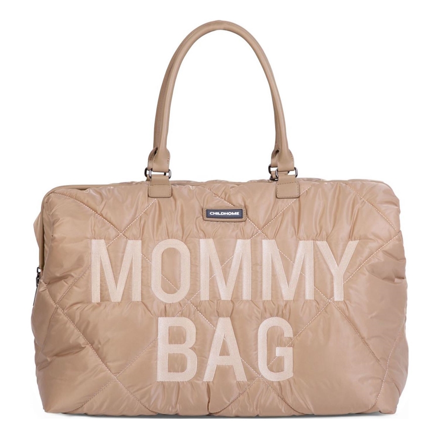 Childhome - Vaihtolaukku MOMMY BAG PUFFERED beige