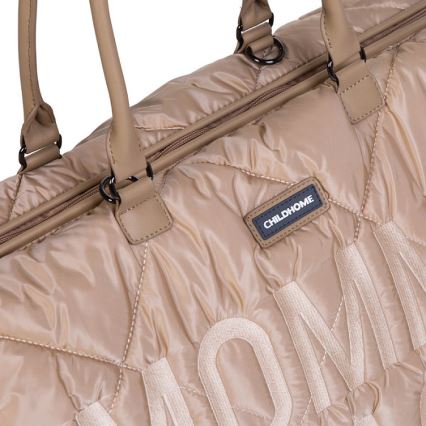 Childhome - Vaihtolaukku MOMMY BAG PUFFERED beige