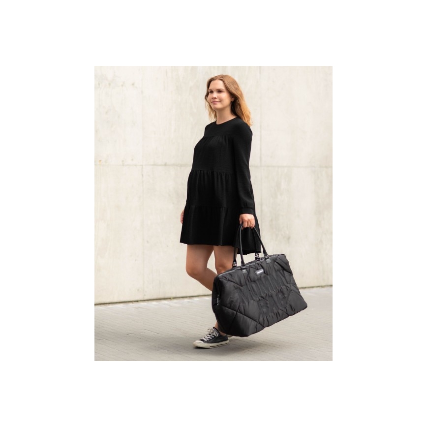 Childhome - Vaihtolaukku MOMMY BAG PUFFERED musta