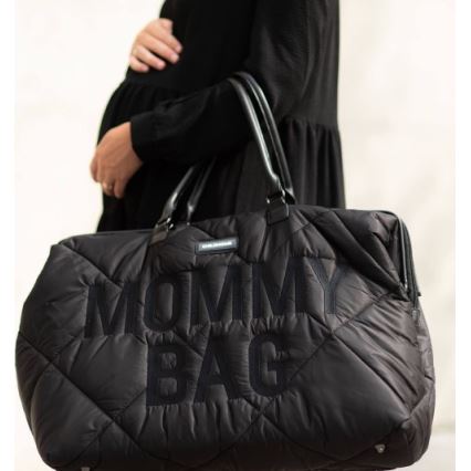 Childhome - Vaihtolaukku MOMMY BAG PUFFERED musta