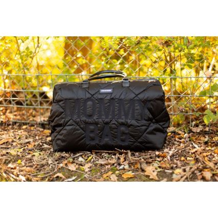 Childhome - Vaihtolaukku MOMMY BAG PUFFERED musta