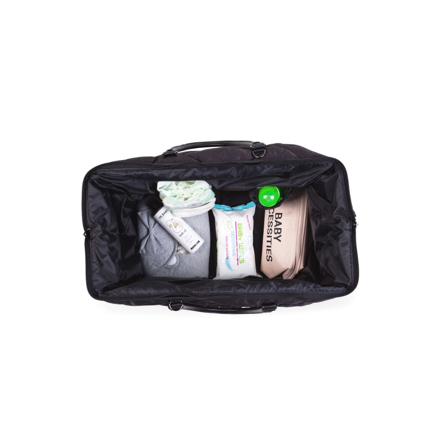 Childhome - Vaihtolaukku MOMMY BAG PUFFERED musta