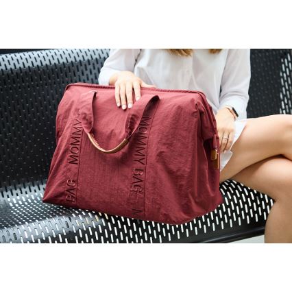 Childhome - Vaihtolaukku MOMMY BAG punainen