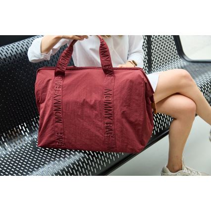 Childhome - Vaihtolaukku MOMMY BAG punainen