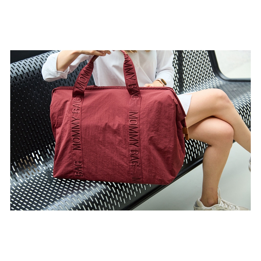 Childhome - Vaihtolaukku MOMMY BAG punainen