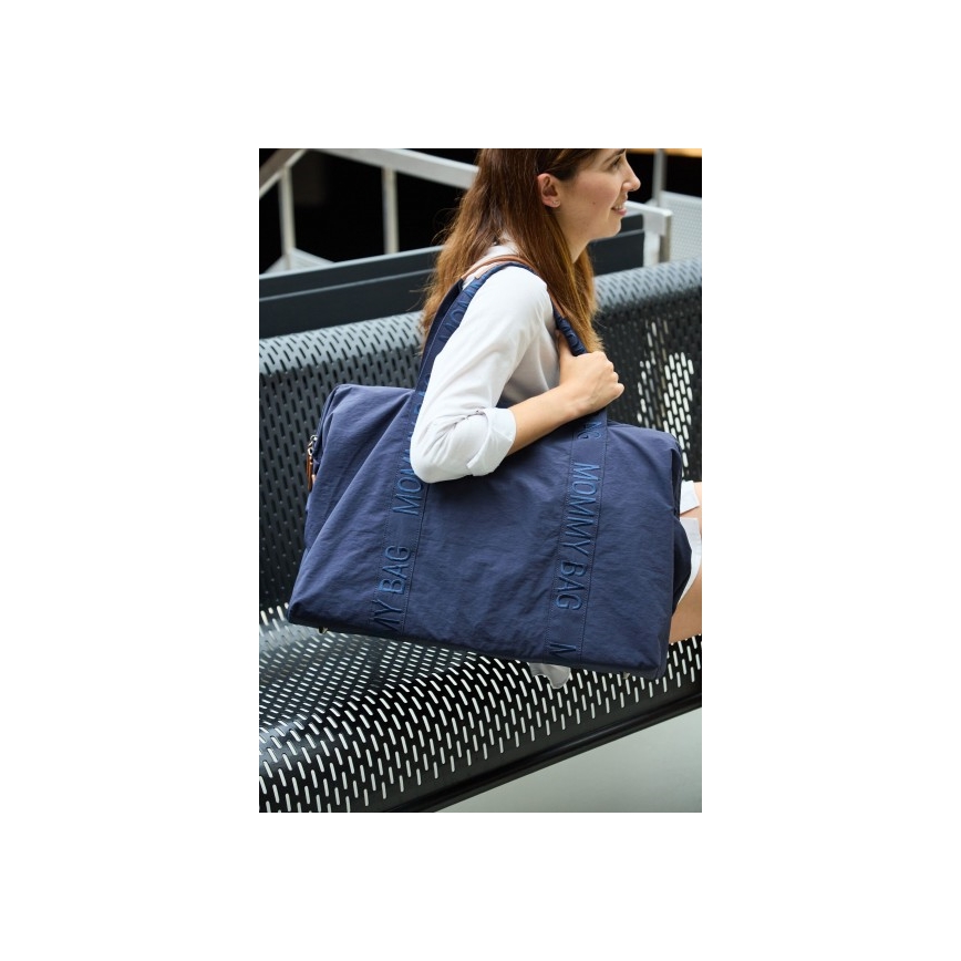 Childhome - Vaihtolaukku MOMMY BAG sininen