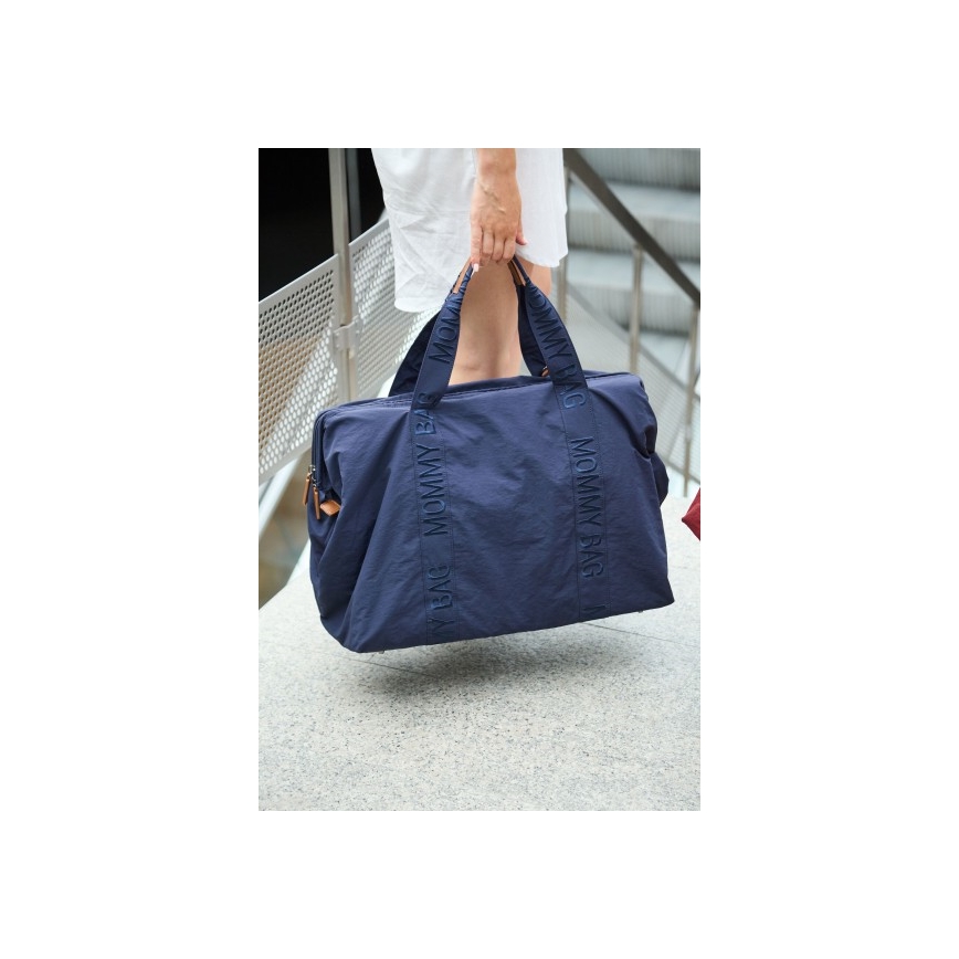 Childhome - Vaihtolaukku MOMMY BAG sininen