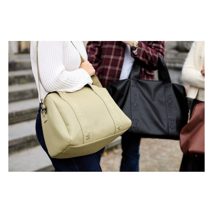 Childhome - Vaihtolaukku MOMMY CLUB LEATHER beige