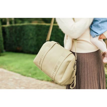 Childhome - Vaihtolaukku MOMMY CLUB LEATHER beige