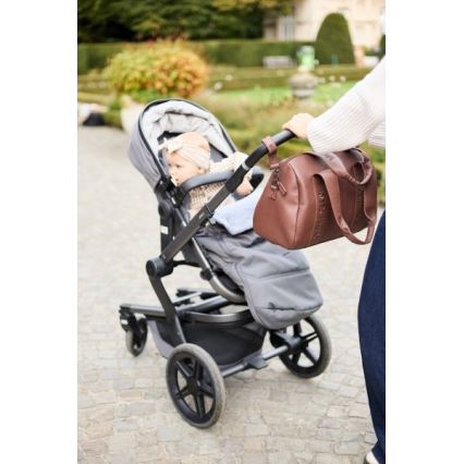 Childhome - Vaihtolaukku MOMMY CLUB LEATHER ruskea