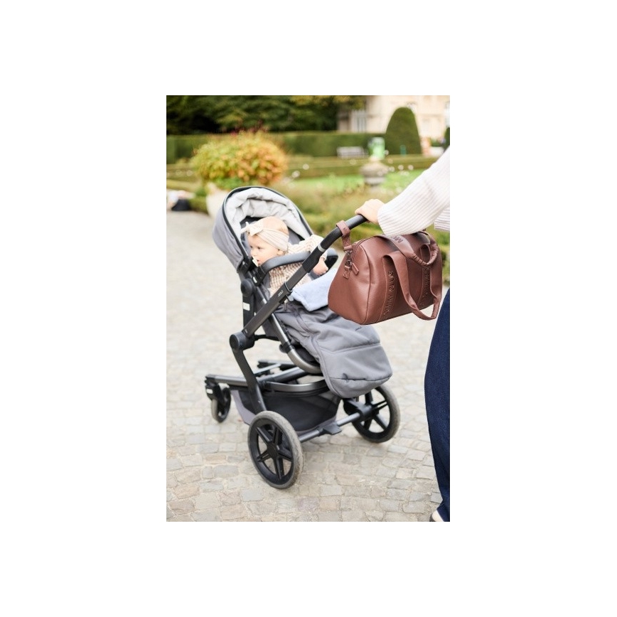 Childhome - Vaihtolaukku MOMMY CLUB LEATHER ruskea