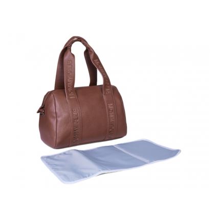 Childhome - Vaihtolaukku MOMMY CLUB LEATHER ruskea