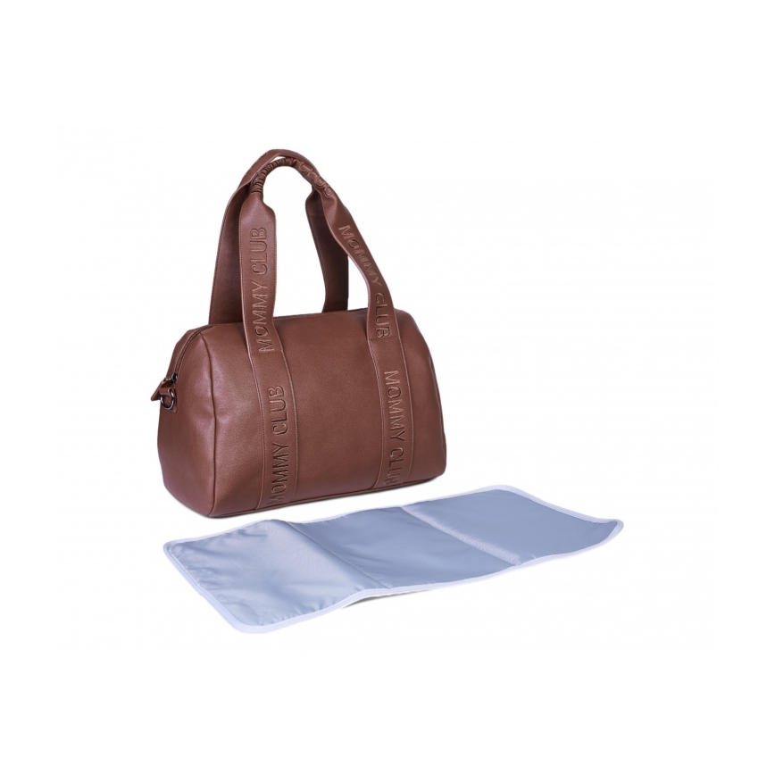 Childhome - Vaihtolaukku MOMMY CLUB LEATHER ruskea