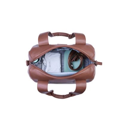Childhome - Vaihtolaukku MOMMY CLUB LEATHER ruskea