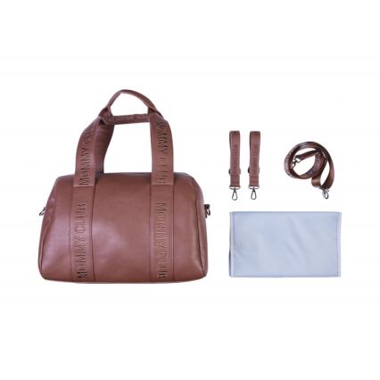 Childhome - Vaihtolaukku MOMMY CLUB LEATHER ruskea