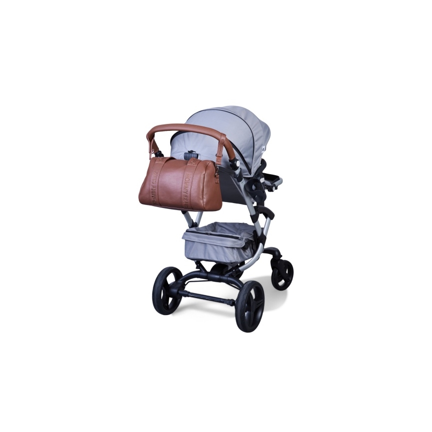 Childhome - Vaihtolaukku MOMMY CLUB LEATHER ruskea