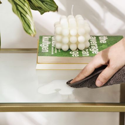 CIREL-konsolipöytä, kullanvärinen