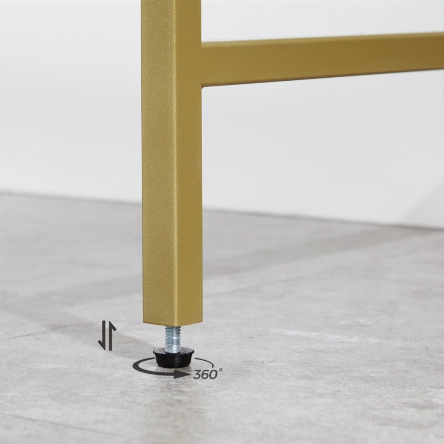 CIREL-konsolipöytä, kultainen