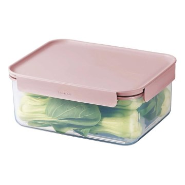CLASSIC PLUS 2 l ruokasäilytysastia, vaaleanpunainen/läpinäkyvä