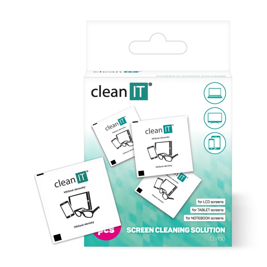 CLEAN IT CL-150 - Yksittäiset puhdistuspyyhkeet 52 kpl