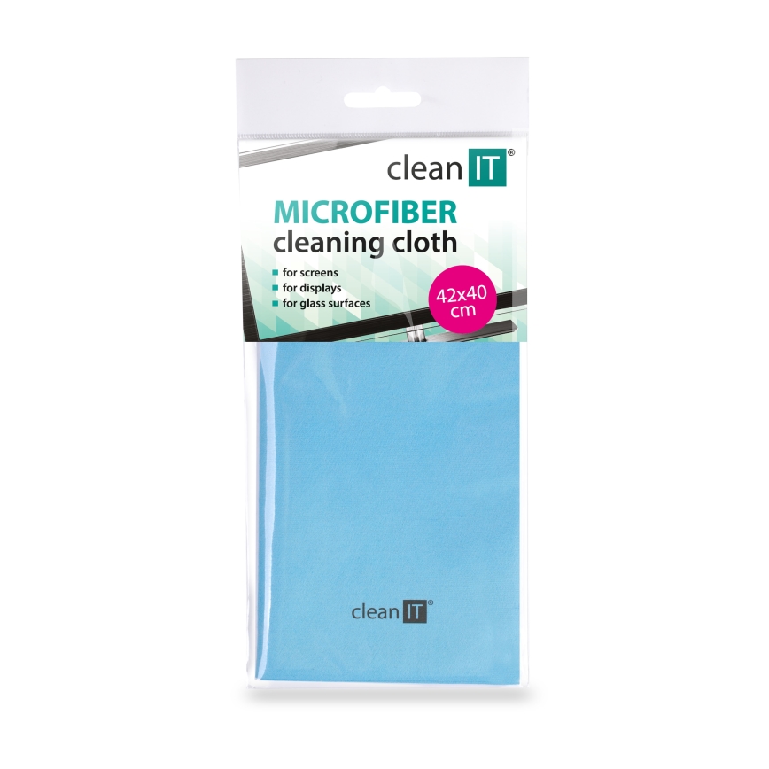 CLEAN IT CL-700 - Mikrokuitupuhdistusliina 40x42 cm sininen