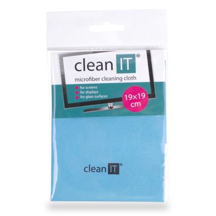 CLEAN IT CL-710 - Mikrokuitupuhdistusliina 19x19 cm sininen