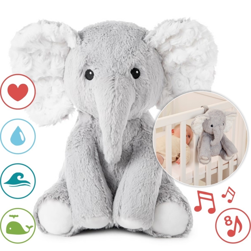 Cloud B - Snuggle buddy 2xAA norsu