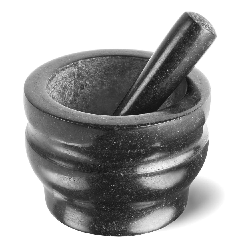 Cole&Mason - Graniittihuhmare survimella GRANITE halkaisija 18 cm graniitti/musta