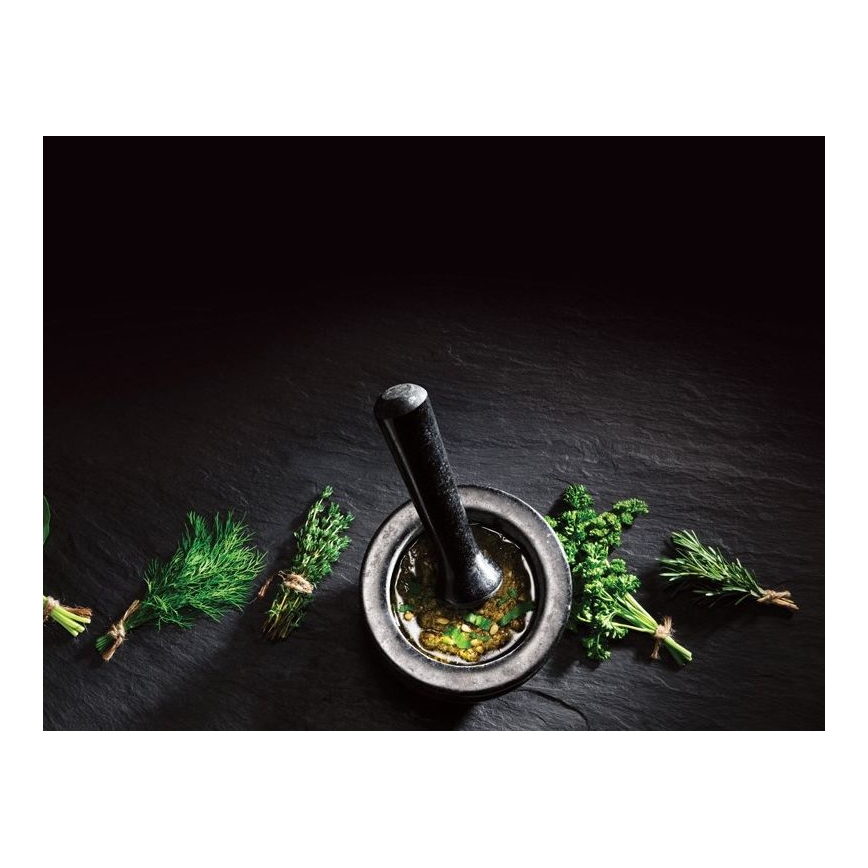 Cole&Mason - Graniittihuhmare survimella GRANITE halkaisija 18 cm graniitti/musta
