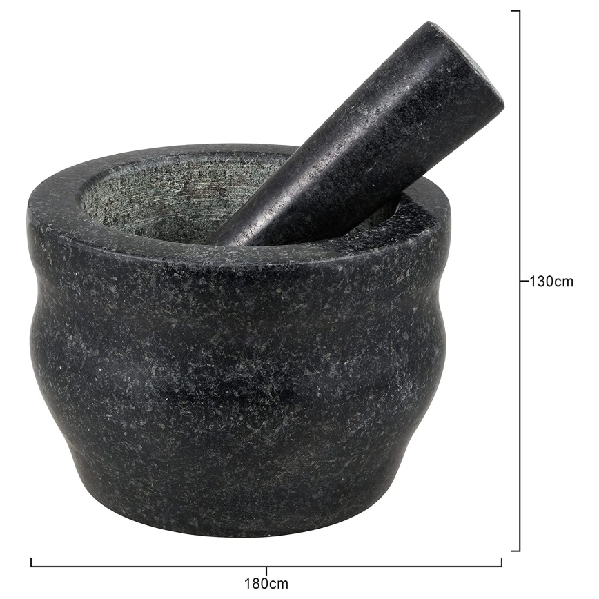 Cole&Mason - Graniittihuhmare survimella GRANITE halkaisija 18 cm graniitti/musta