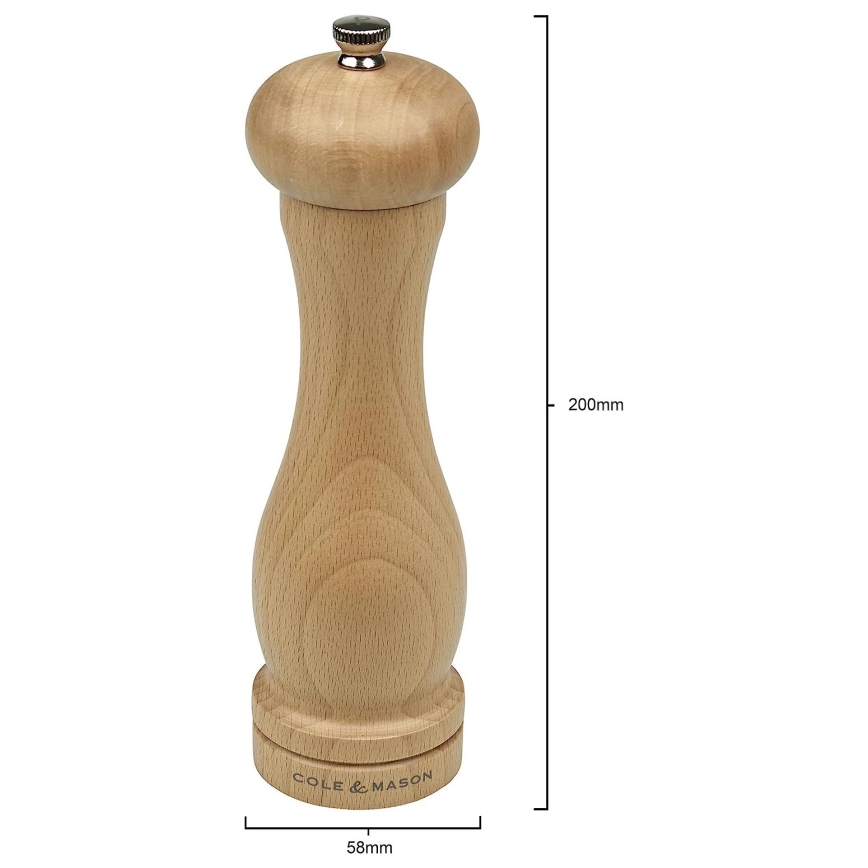 Cole&Mason - Pippurimylly CAPSTAN BEECH pyökki 20 cm