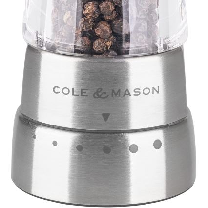 Cole&Mason - Pippurimylly DERWENT 19 cm kiiltävä kromi