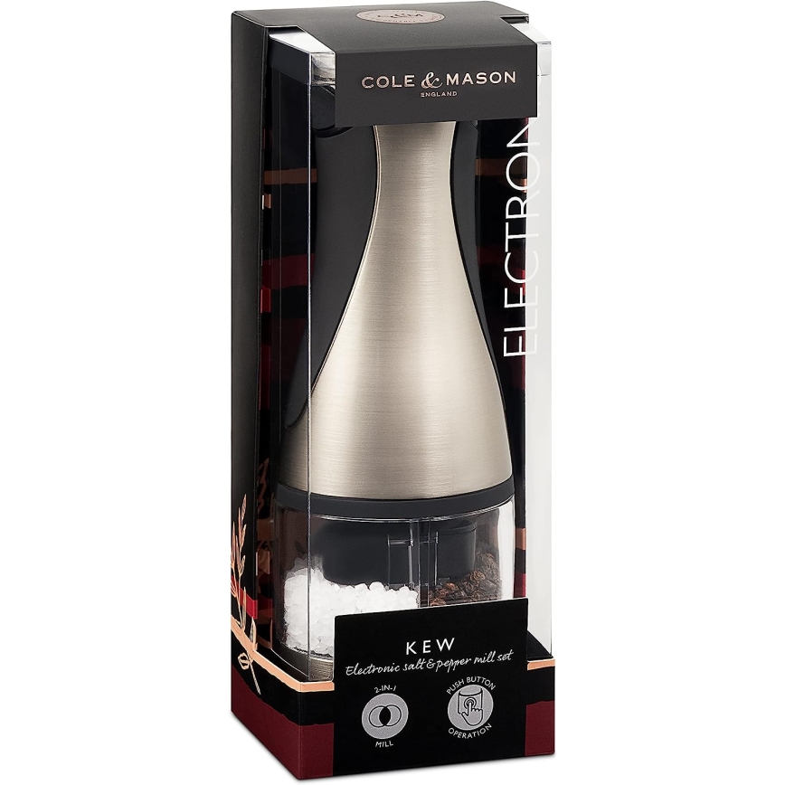 Cole&Mason - Sähköinen maustemylly 2in1 KEW 6xAAA 21 cm