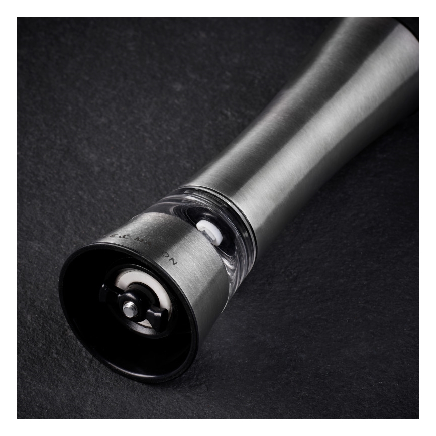 Cole&Mason - Sähköinen salt or pepper grinder BURFORD 4xAAA 18 cm mattakromi