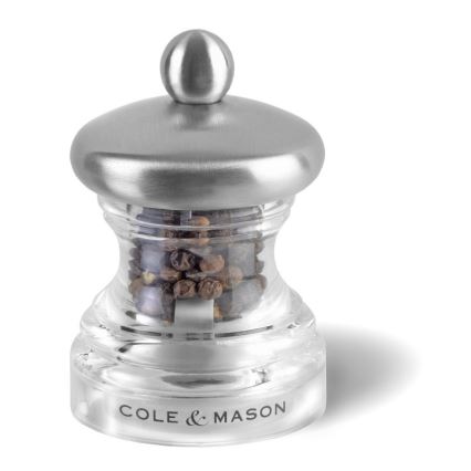 Cole&Mason - Suola- ja pippurimyllysetti BUTTON 2 kpl 6,5 cm