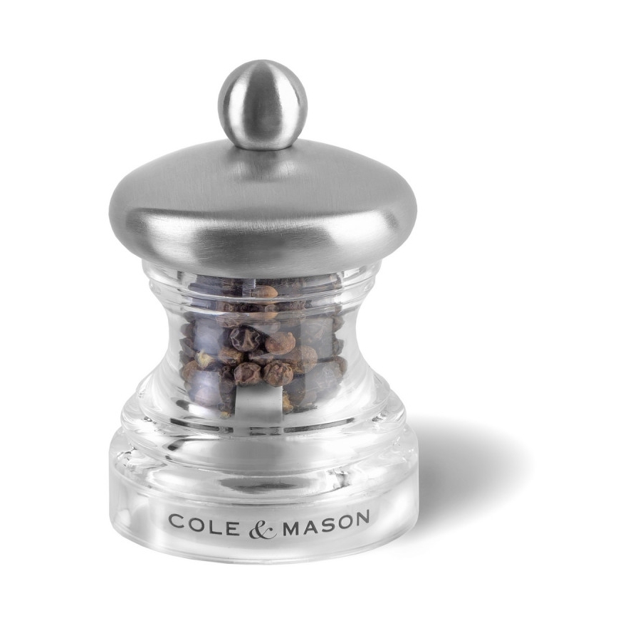 Cole&Mason - Suola- ja pippurimyllysetti BUTTON 2 kpl 6,5 cm