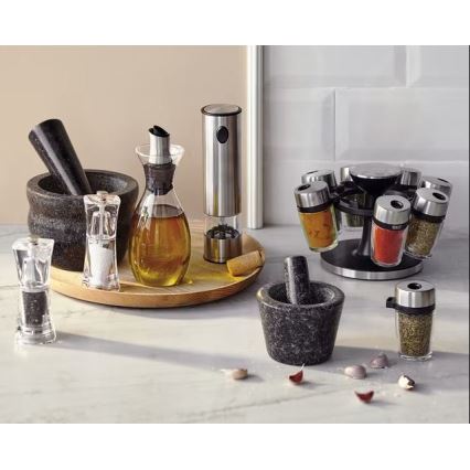 Cole&Mason - Suola- ja pippurimyllysetti CRYSTAL 2 kpl 12,5 cm