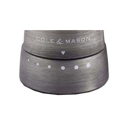 Cole&Mason - Suola- ja pippurimyllysetti DERWENT 2 kpl 19 cm mattakromi