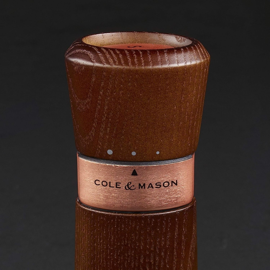 Cole&Mason - Suola- ja pippurimyllysetti LYNDHURST ROSE GOLD 2 kpl 18,5 cm saarni