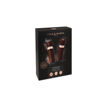 Cole&Mason - Suola- ja pippurimyllysetti LYNDHURST ROSE GOLD 2 kpl 18,5 cm saarni