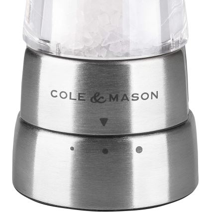 Cole&Mason - Suolamylly DERWENT 19 cm kiiltävä kromi