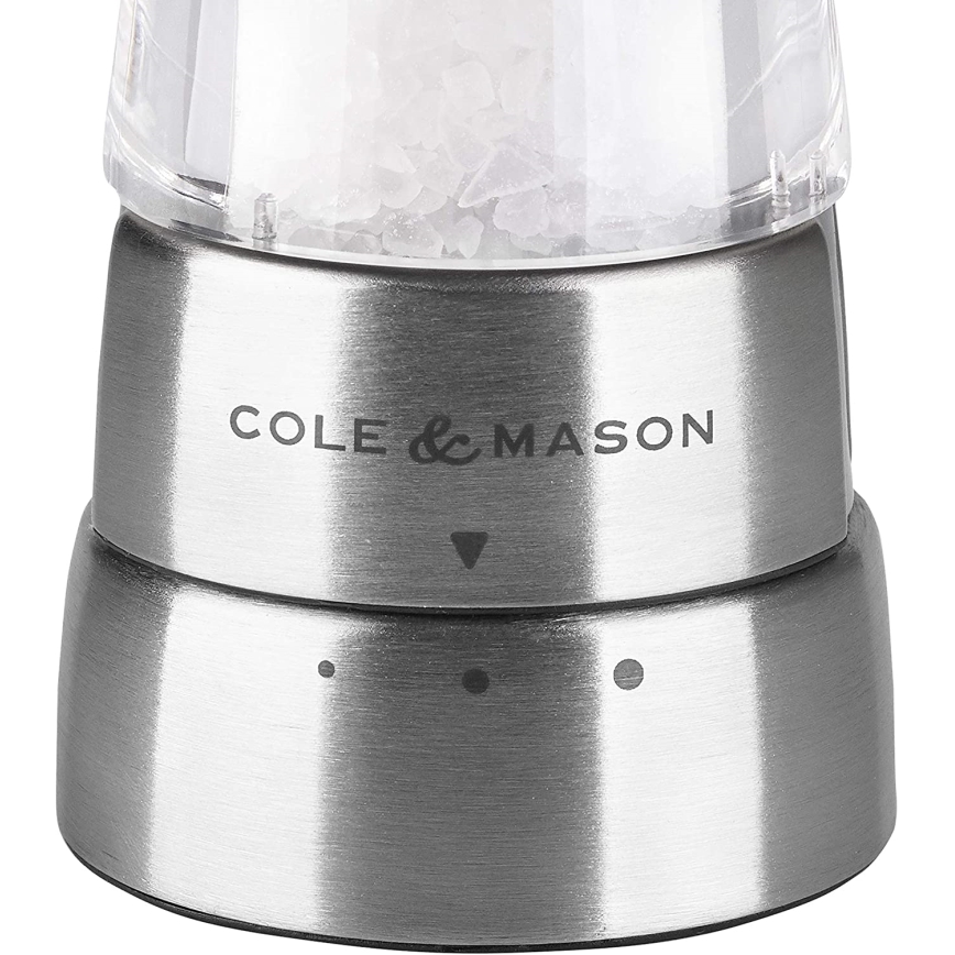 Cole&Mason - Suolamylly DERWENT 19 cm kiiltävä kromi