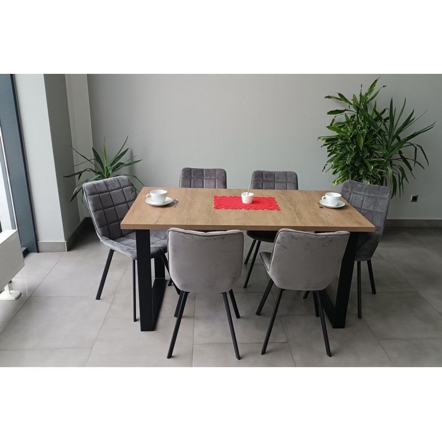 Laajennettava ruokapöytä COLIN tammi