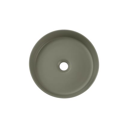 COMAD BEYOND 2 OLIVER VIHREÄ ( E-6565 ) - Työtasoallas BEYOND halkaisija 36 cm keramiikka/matta vihreä