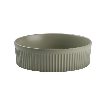 COMAD BEYOND 2 OLIVER VIHREÄ ( E-6565 ) - Työtasoallas BEYOND halkaisija 36 cm keramiikka/matta vihreä