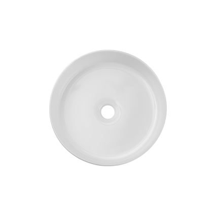 COMAD BEYOND 2 VALKOINEN ( E-6565 ) - Työtasoallas BEYOND halkaisija 36 cm keramiikka/kiiltävä valkoinen