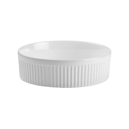COMAD BEYOND 2 VALKOINEN ( E-6565 ) - Työtasoallas BEYOND halkaisija 36 cm keramiikka/kiiltävä valkoinen