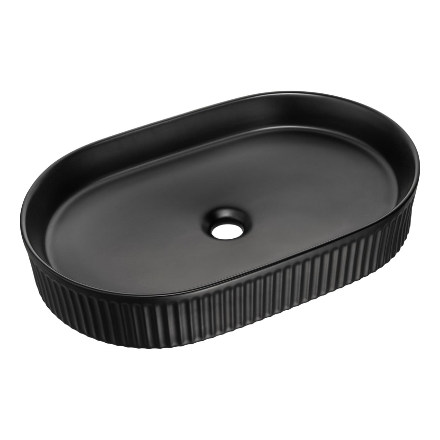 COMAD BEYOND 3 BLACK ( E-6531 ) - Työtasoallas BEYOND 56x36 cm keramiikka/matta musta