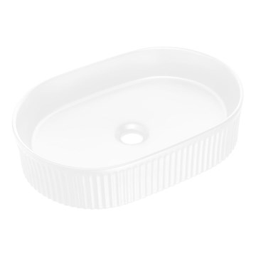 COMAD BEYOND 5 WHITE (E-6564) - BEYOND 48x32,5 cm tasoon asennettava pesuallas, keramiikka/mattavalkoinen